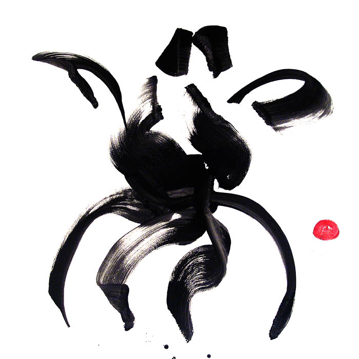 Agnes Keil, large symbol VI, 136 x 136cm, 2010